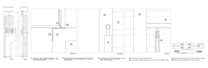 © Bogdanov Arquitectes – detalle constructivo