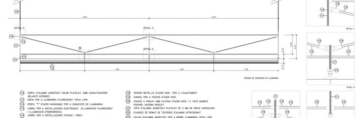 © Bogdanov Arquitectes – detalle luminaria